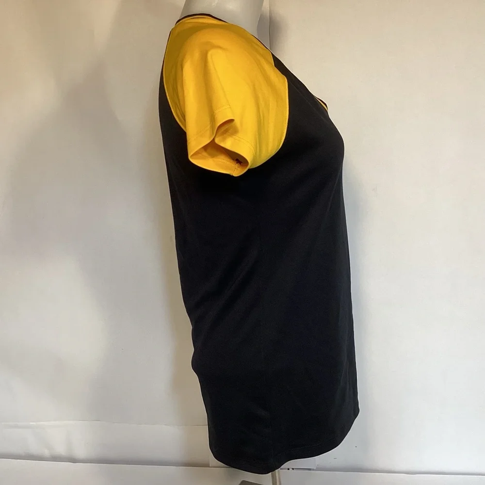 Majestic Pittsburgh Pirates Women’s Black And Gold Baseball Jersey size medium - Picture 4 of 10